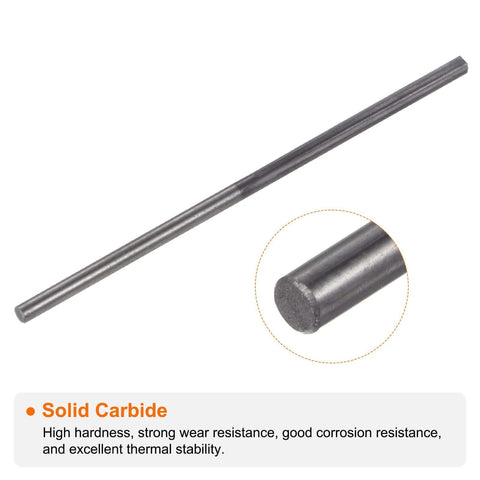 Pro Grade Carbide Chucking Reamer 0.072 Inch 1.829 Millimeter Diameter With Straight Flute And Straight Shank For Metalworking