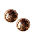 1.5 Inch Pure Solid Copper Ball 2 Pack Sphere Orb Approx 1.5 Inch or 3.8 cms Dia Mineral Crystal Mental Agility Grounding Movement Therapy