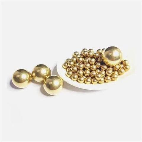 4.763mm-300pcs Solid Copper Balls High Precision 0.9mm-45mm Industrial-Grade solid copper balls displayed on a white surface