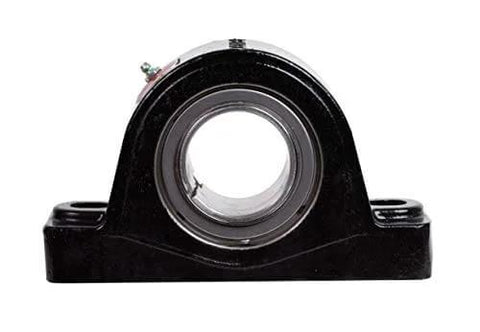 Front view of Solid Housed Pillow Block Spherical Roller Bearing Two And Seven Sixteenths Inch Bore Rexnord Link Belt PB22639HK81