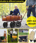 12 Inch Flat Free Solid Rubber Tire and Wheel Assembly with 2.1 Inch Offset Hub in various uses for garden carts and trailers