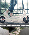 Rider on electric scooter with Solid Tire for m365 Electric Scooter Mijia Mi m365 pro/gotrax gxl V2/gotrax XR, suitable for various roads.