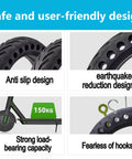 Solid Tires 8.5x2 Inches for Electric Scooter, feature details like anti-slip and load-bearing design, 50/75-6.1 Replacement Wheels