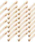 30 Pcs Solid Wood Cabinet Pulls Set for Kitchen Cabinets and Furniture 5.51 Inch Length with 128 Mm Hole Spacing