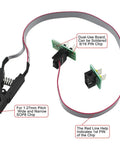 SOP8 SOIC8 In Circuit Test Clip For BIOS Programming With CH341A USB Programmer For Backing Up Erasing And Reprogramming 24 And 25 Series BIOS Chips