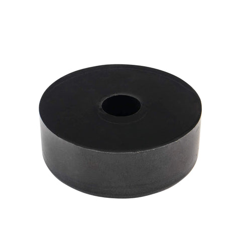 Experience superior anti-vibration and leveling with Sorbothane mounts that absorb shock for millions of cycles, 2in diameter view.