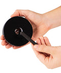 Experience vibration-free operation with Sorbothane anti vibration leveling mounts for 3/8-16 threaded connections, close-up view in hand