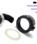 Hot Tub Heater Gasket Replacement O Ring Kit 2 Inch 7114030B Set Of 4 Balboa Gecko Compatible parts shown