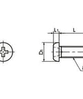 Diagram of ✝️ SPA-M1.6-6-MC NBK made in Japan Plastic Screws -Fine Thread - RENY, showing fine thread dimensions and head design.