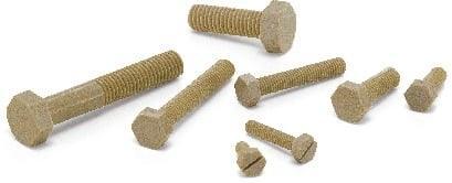 SPE-M4-25-H NBK Plastic Screw - Hex Head Screws - PEEK Pack of 10 Screws - Made in Japan - VXB Ball Bearings