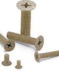 SPE-M4-6-F NBK Plastic Screw - Cross Recessed Flat Head Machine Screws - PEEK - Pack of 20 Screws - Made in Japan - VXB Ball Bearings