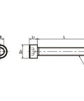 SPE-M5-70-C-FT NBK Plastic full thread screw made in Japan - VXB Ball Bearings