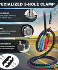 2 Pack 16 Inch Single Tender Spring Kits With 3 In One Hose Holder And 3 Hole Clamp Heavy Duty Air Line Kit For Semi Trucks Trailers And Tractors