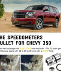 Bullet Speedometer Gear Sleeve Housing Kit for TH350 Transmission With O Ring and Metal Wrapped Seal 3 Piece Set