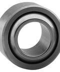 Heavy duty spherical bearing with bonded PTFE liner delivers smooth, low friction articulation for long travel suspension arms; 1 inch bore