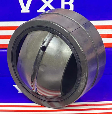 GEZ112ES-2RS Spherical Plain Bearing with chrome steel body and double seals, size 1-3/4" x 2-13/16" x 1-17/32" inch
