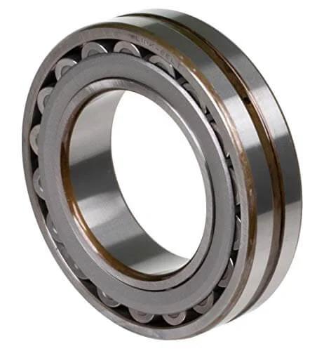 Side view of Spherical Roller Bearing Insert Set 75mm 22215LBKC3 Unmounted Replacements For Link-Belt Rexnord, interchangeable design.