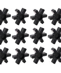 Heavy Duty Spider Flexible Rubber Inserts For L075 L090 L100 Couplings That Fit Lovejoy Martin And L Jaw Couplings Black 12 Pack