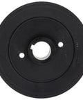 Front view of Spindle Sheave 5.00 OD And 1.00 ID OEM Replacement Part 00191800 Ariens OEM, round black pulley for mower drive systems.