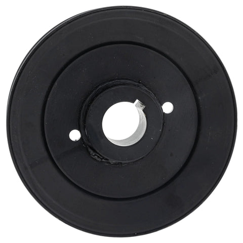 Spindle Sheave 5.00 OD And 1.00 ID OEM Replacement Part 00191800 Ariens. Black drive pulley for lawn mower systems.