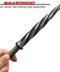5/8 Inch Spiral Flute Reamer With 1/2 Inch Shank M2 HSS Bridge Reamer For Steel And Alloys Aluminum Copper Plastic Heavy Duty