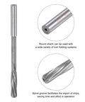 Chucking Reamers Set For Lathe And Milling Machines By Uxcell, 6mm 8mm 10mm 12mm H7 High Speed Steel Spiral Flute Reamer, round shank.