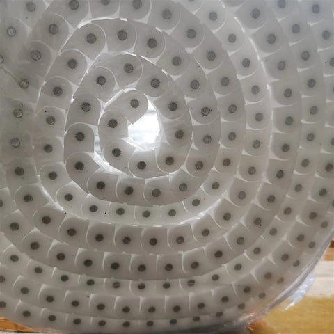 Coiled 3M Wearproof Conveyor Chain 40P RS40P POM Engineering Plastic Chain Black 3 Meters Length