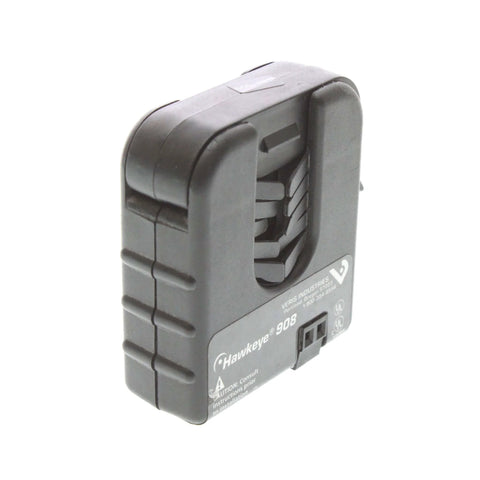 Split Core Current Switch H908 Adjustable Normally Open Heavy Duty Pro Grade Sensor For Belt Loss Detection And Coupling Shear Monitoring From One Fifth To One Hundred Horsepower, showing side view.