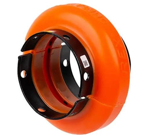 Elastomeric Coupling Standard Element For Omega 7300045 E50 With Split In Half Design For Easy Assembly And Replacement, side view