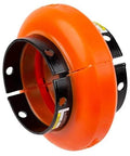 Omega 7300010 E3 Elastomeric Coupling Standard Element By Rexnord Split Half Design with visible bolt holes, torsionally soft material.