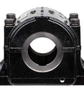 Split Housed Pillow Block Spherical Roller Bearing PLB6847FR 2 15/16 Inch, Cast Iron Housing, Sealed Bearings, front view.