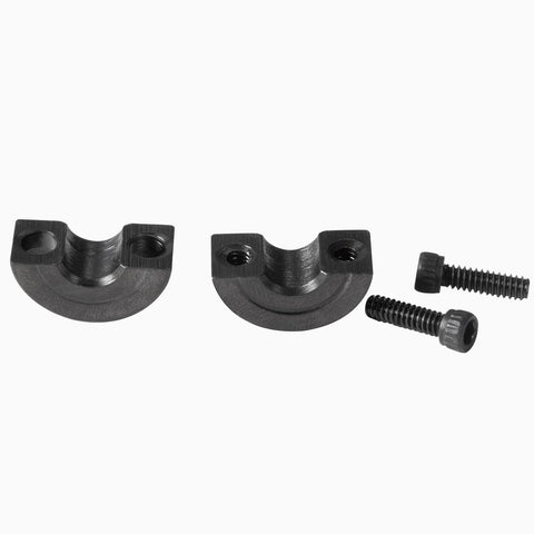 Double Split Shaft Collar Fifteen Sixteenth Inch Bore, One And Three Quarter Inch Outer Diameter, One Half Inch Thick, Two Piece Clamping Collar, Four Pack Locking Collar For Gears And Machinery In Automotive Robotics Sinoblu parts and screws in black steel
