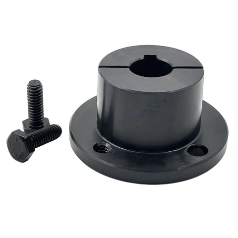 Heavy Duty H Style 5/8 Inch Split Taper Bushing For Pulleys And Sheaves, Carbon Steel Locking Bushing With Fixed Bore, 3/16 X 3/32 Keyseat