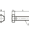 SPP-M10-30-H NBK Plastic Screw - Hex Head Screws - PP Made in Japan - VXB Ball Bearings