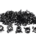 50 Pack 12mm Spring Band Clamps For Air Hose Water Pipe Fuel Line Vacuum Hose Fits 12.5 To 13.2mm OD Durable 65Mn Steel