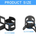 Product size for 50 Pack 8mm ID Spring Band Clamps For Fuel Hose, Air Tube And Water Line, Garage Ready, Rugged Metal Clamps