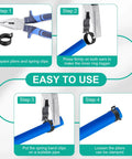 Step-by-step guide on using 50Pcs Spring Band Hose Clamps 6Mm Inner Diameter Colorful Clip Kit, 65Mn Galvanized Steel