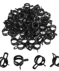 Sixty Piece Spring Band Hose Clamp Set With 12mm Inner Diameter And 0.47 Inch Range For Fuel Line Water Pipe And Air Tube Applications