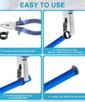 Step-by-step guide: using pliers to install Spring Band Hose Clamps For 18 To 20 Mm Hose OD 15 Pack Corrosion Resistant 65Mn Steel Zinc Plated