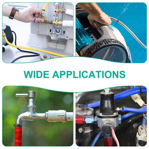 Various uses for 50Pcs Spring Band Hose Clamps 6Mm Inner Diameter Colorful Clip Kit on fuel line and vacuum hose connections