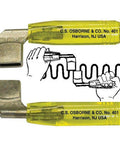 Industrial Spring Benders Three Eighths Inch By Two Inches With Nickel Plated Ends Slotted To Fit Curves And Unbend Bends