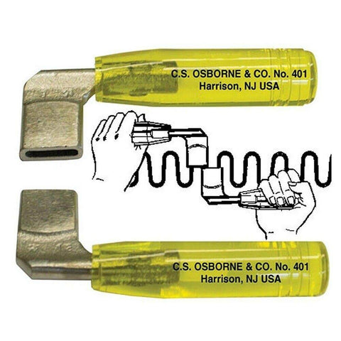 Industrial Spring Benders Three Eighths Inch By Two Inches With Nickel Plated Ends Slotted To Fit Curves And Unbend Bends