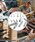 Spring Bundle Kit With 400 Pieces Across 20 Sizes Of Compression And Extension Springs Zinc Plated Steel For Appliances And DIY Projects