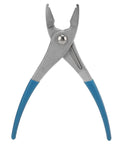 Spring Clamp Pliers Universal Radiator Hose Clamp Pliers 0.6 Inch Multi Directional Hose Clamp Pliers, blue handles, metal jaws
