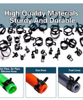 108 Piece Spring Pipe Clamp Set With Tools 9 Sizes From 6 To 18mm For Automotive Marine Gardening And Industrial Hose Interfaces
