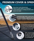 Securely holds air hoses and power cords with a heavy duty tender spring kit for semi trucks, trailers, and tractors