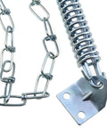 Close-up of Spring Loaded Screen Door Chain Set Windproof And Heavy Duty Storm Door Hardware for wooden aluminum composite doors 1 pack