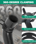 365 Piece Spring Hose Clamps Kit 6 To 25mm With 45 Degree Plier Constant Tension Clamps For Fuel Lines Silicone Vacuum Hoses