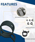 Assorted Spring Hose Clamps Kit 6mm 7mm 9mm 10mm 11mm For Automotive Fuel Air Water Silicone And Vacuum Hoses features overview.