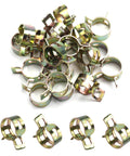 50 Piece 13mm Half Inch Spring Hose Clamps Kit For Low Pressure Air Lines, Reusable Clip Fasteners For Plumbing